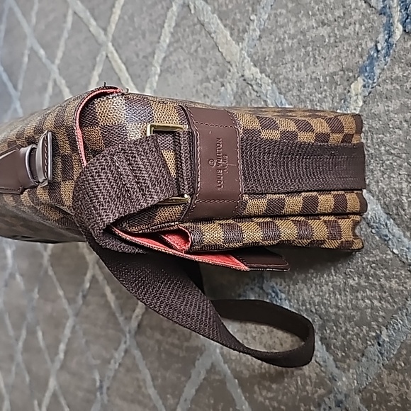 Louis Vuitton Damier Ebene Leather Broadway Messenger Laptop Bag. Men's/ Women's - Picture 9 of 17